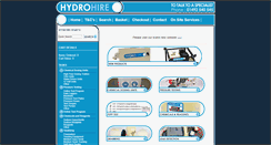 Desktop Screenshot of hydrohire.com